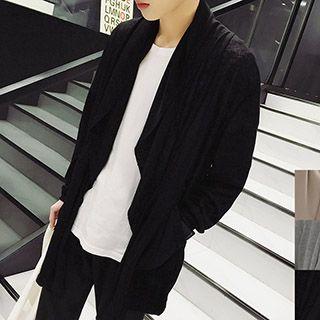 Waterfall Knit Long Jacket