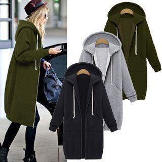 Hooded Loose-fit Coat