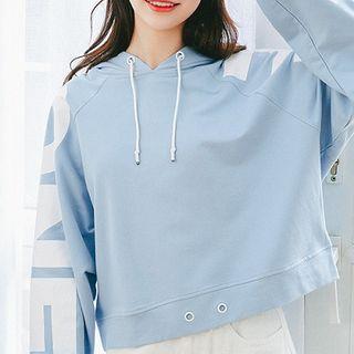 Color-block Loose-fit Hoodie