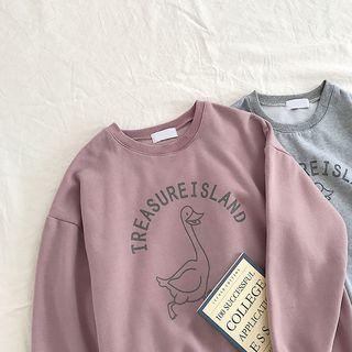 Cartoon Loose-fit Sweatshirt