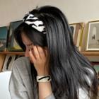 Zebra Print Faux Fur Headband