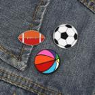Ball Brooch Pin (various Designs)