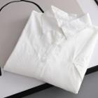 Plain Shirt 6093 - White - One Size