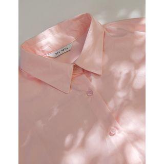 Plain Pastel-color Shirt