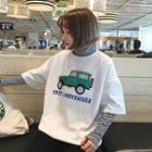 Car Print 3/4 Sleeve T-shirt
