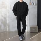 Crew Neck Sweatshirt / Harem Pants