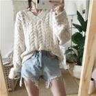 Cable-knit Loose-fit Sweater