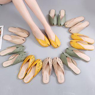 Perforated Flat Mules