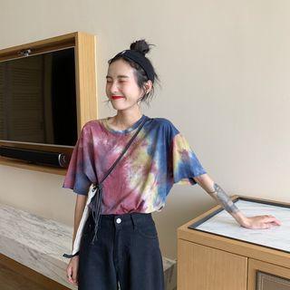 Tie-dye Short-sleeve T-shirt Tie-dye - One Size