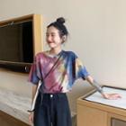 Tie-dye Short-sleeve T-shirt Tie-dye - One Size