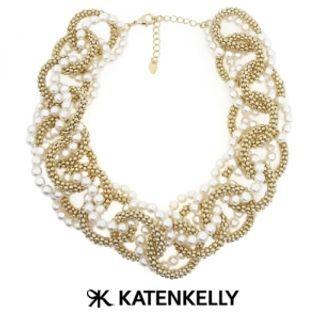 Pearly Bubble Statement Necklace One Size