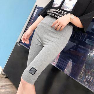 Applique Yoga Shorts