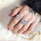 Rhinestone Smile Ring