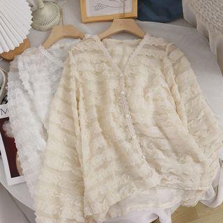Chiffon Button-up Blouse