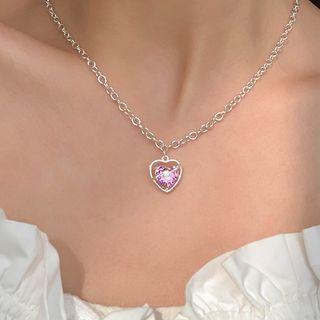 Heart Rhinestone Pendant Alloy Necklace / Earring / Ring / Bracelet