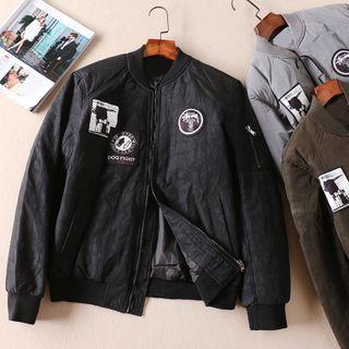 Badge Bomber Jacket
