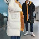 Couple Matching Hooded Zip Padded Long Coat