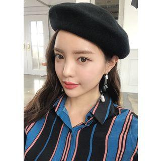 Pocket-front Color-block Shirt