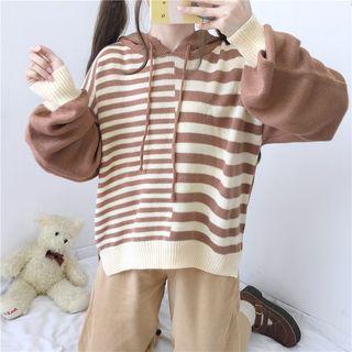 Stripe Hooded Sweater
