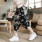 Printed Cropped Pants (various Designs) / Set