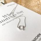 Cutout Necklace L002 - Silver - One Size