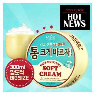 Scinic - Deep Moisture Soft Cream (jumbo Size) 300ml