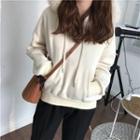 Faux Fur Long-sleeve Hoodie