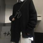 Irregular Distressed Sweater