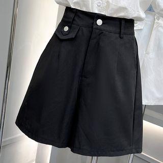 High Waist Wide Leg Shorts / Short-sleeve Blouse