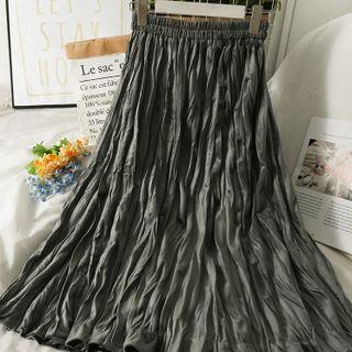 Ruched Midi Skirt In 5 Colors