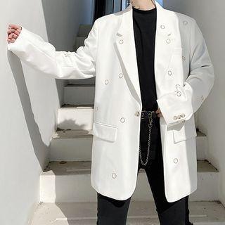 Ring-detail Oversize Blazer