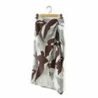 Print Irregular Midi Pencil Skirt