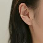 Layered Alloy Hoop Earring 32020 - 1 Pc - Gold - One Size