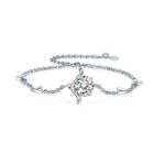 925 Sterling Silver Twelve Horoscope Sagittarius Bracelet With White Cubic Zircon