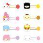 Mascot Pompom Elastic Hair Ties - 12 Types