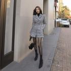 Plaid Blazer Winter Playsuit