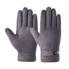 Faux Suede Fleece Lined Touchscreen Gloves