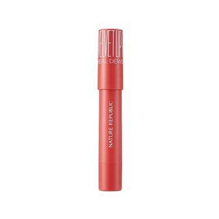 Nature Republic - Real Dewdrop Velvet Lip - 5 Colors #02 Maple Red