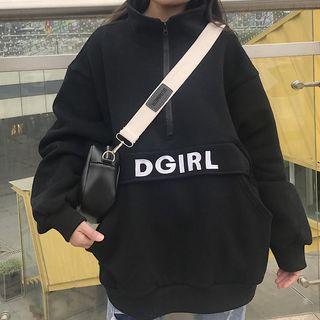 Turtleneck Half Zip Pullover
