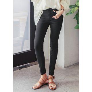 Plus Size Plain Skinny Jeans