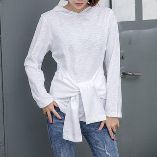 Front Knot Hoodie