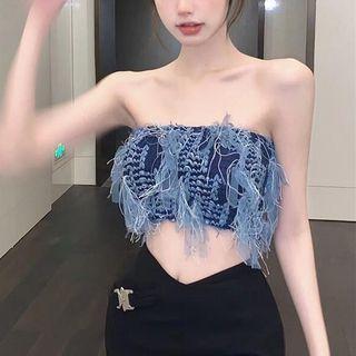 Fringed Tube Top
