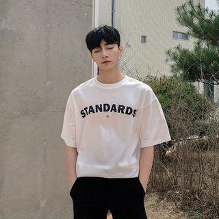 Standards Letter-printed T-shirt