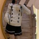 Ribbon Knit Top / Mini Skirt
