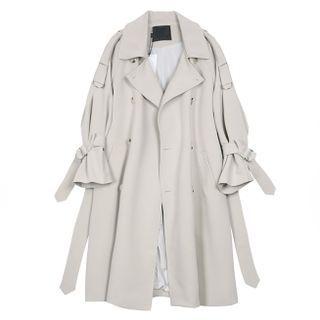 Notch Lapel Double-breasted Trench Coat (various Designs)