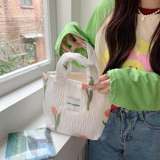 Floral Print Tote Bag / Zip Pouch (various Designs)