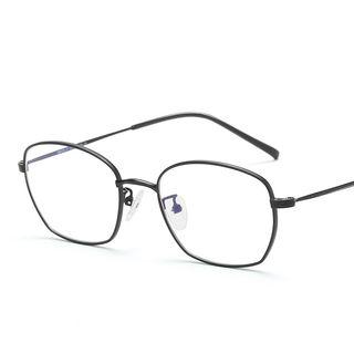 Metal-frame Square Glasses