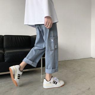 Pocketed Straight Fit Jeans