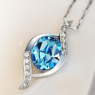 Sterling Silver Swarovski Elements Crystal Necklace