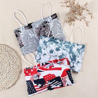 Printed Crop Camisole